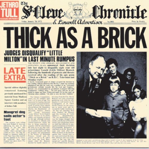 Jethro Tull - Thick As A Brick (40th Anniversary Edition, 2012) (CD+DVD)