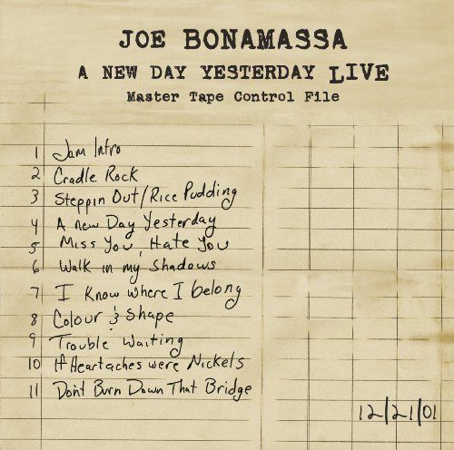 Joe Bonamassa - A New Day Yesterday Live (2002) 320kbps