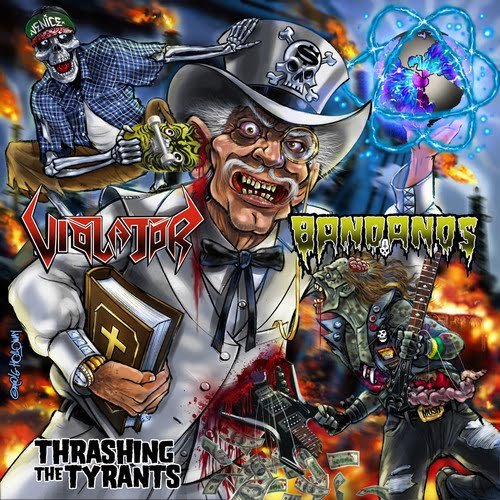 Violator - Thrashing The Tyrants (Split LP) (2010) 320kbps